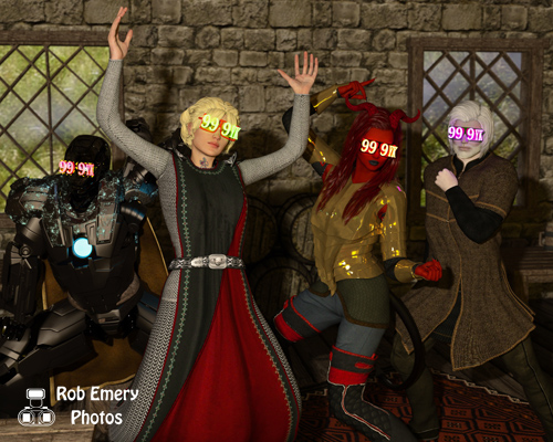 Salvage Syndicate celebrating the New Year